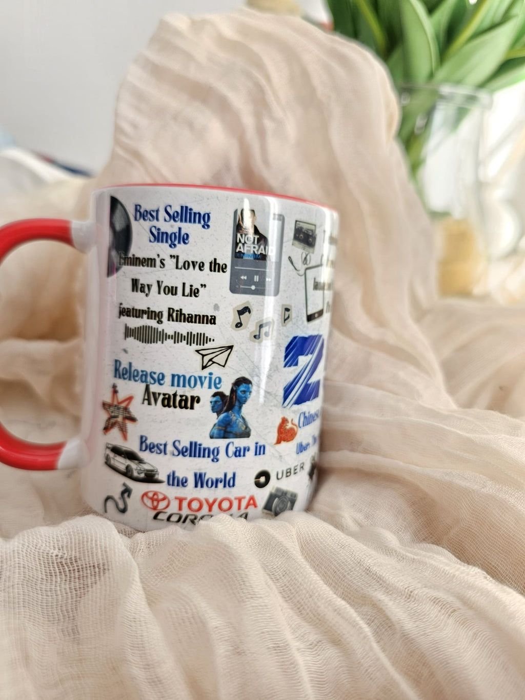 Personalised Birthday Year Mug – Custom Year of Birth Gift