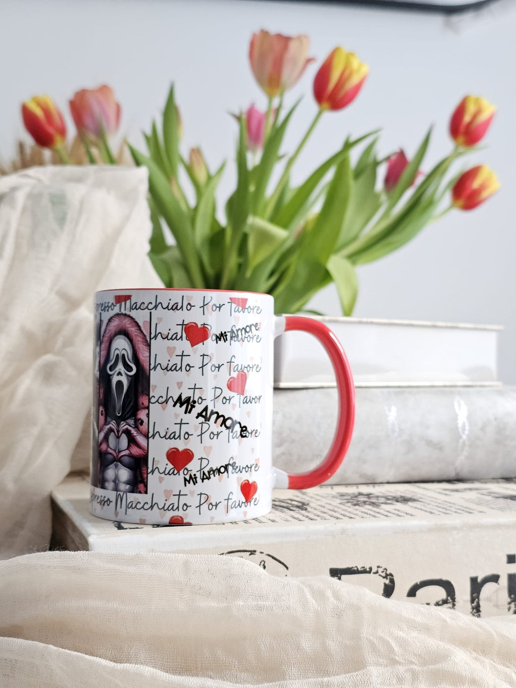 Horror Love Coffee Mug – Funny Scary Movie Gift