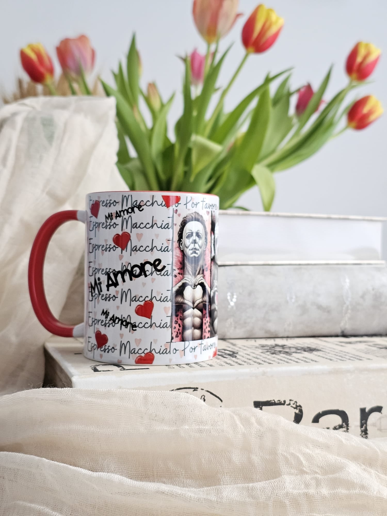 Horror Love Coffee Mug – Funny Scary Movie Gift