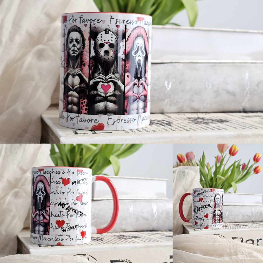 Horror Love Coffee Mug – Funny Scary Movie Gift